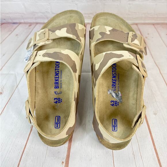 Birkenstock Arizona Soft Footbed Camo Desert Soil Gray/Taupe Sandals Mens Sz 10 main image 5